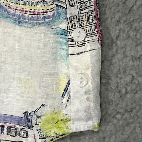 Chicos No Iron Linen Size 1 Us 8/10 EUC - Picture 4 of 11